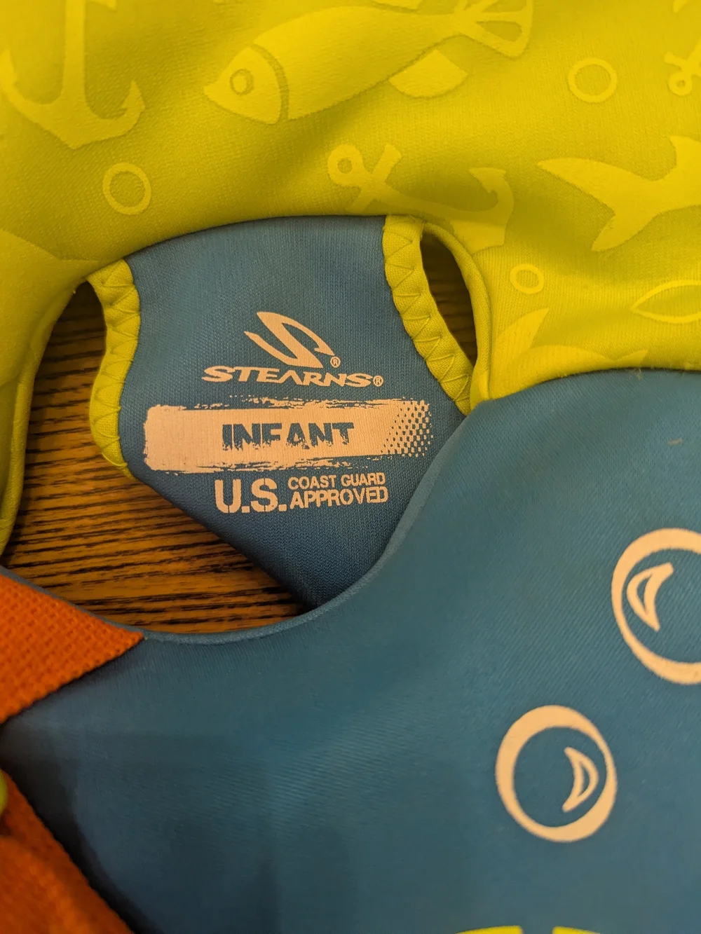 Stearns Coleman Infant Puddle Jumper Life Vest Fish